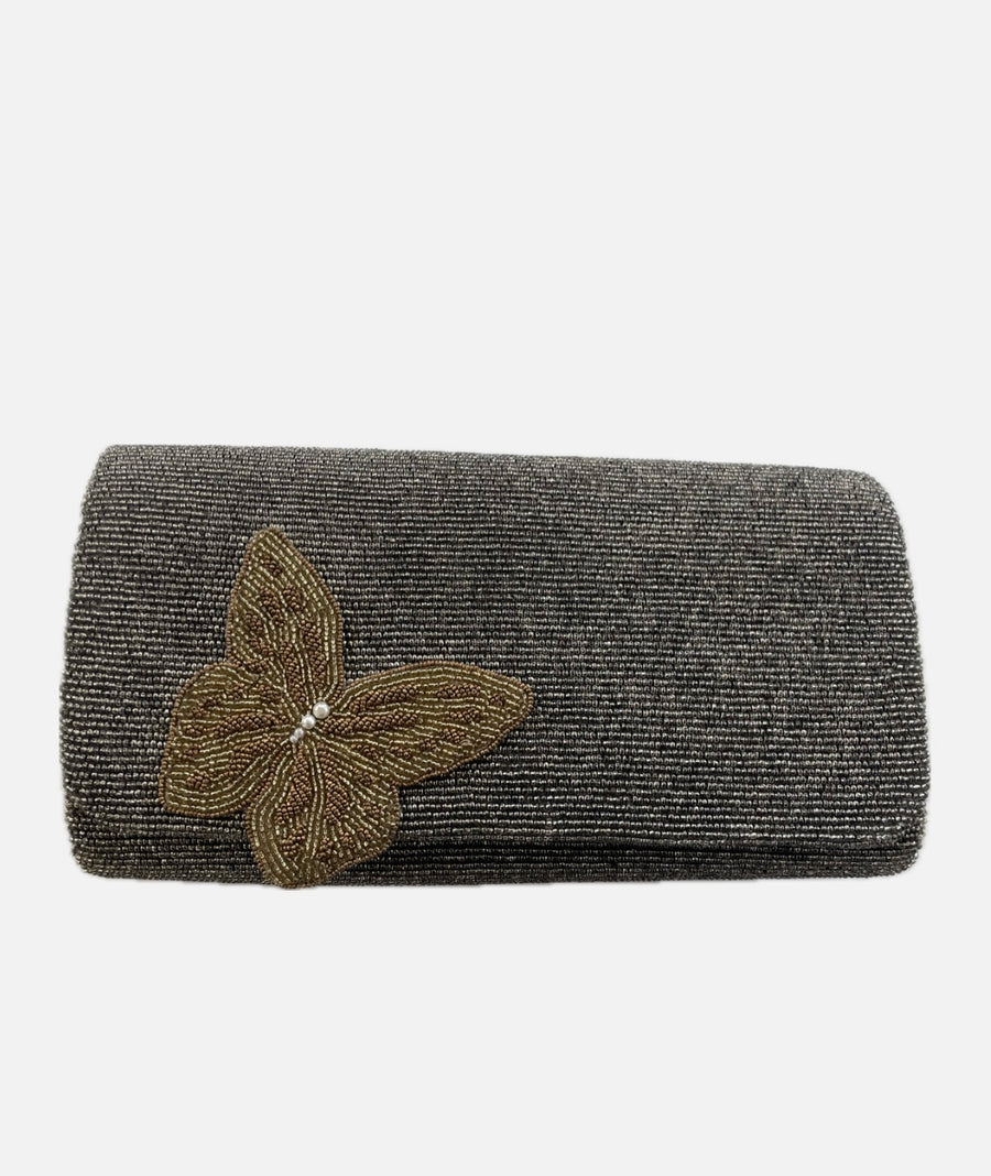 Sample: Pewter butterfly Clutch