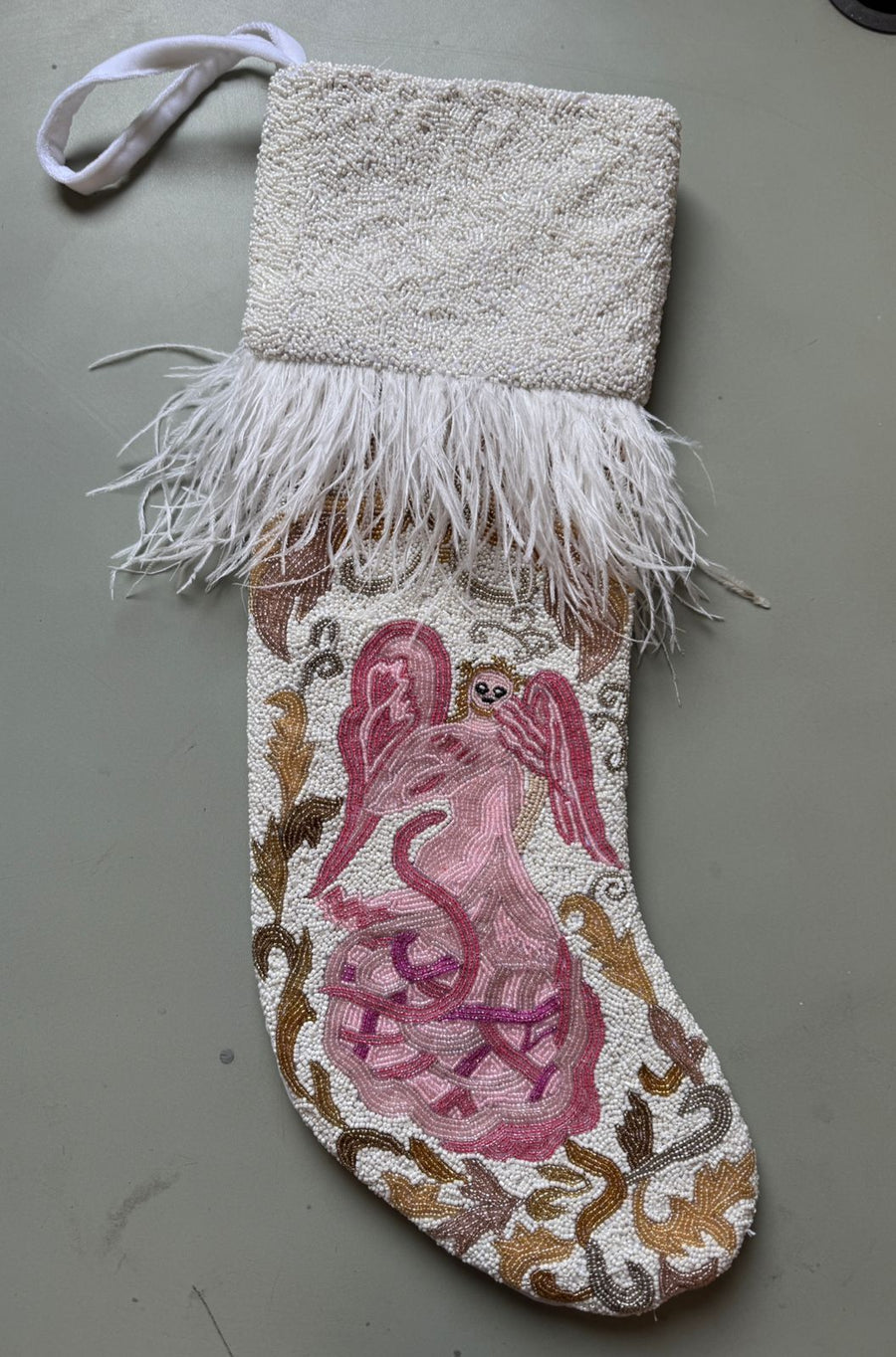 Sample ANGEL FEATHERS Stocking