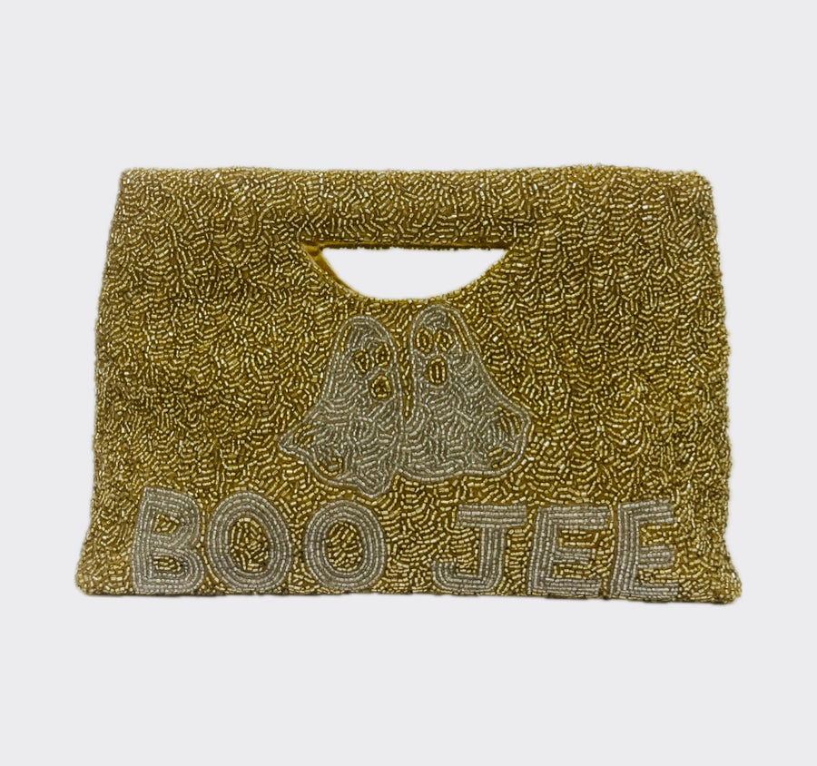 Sample: BOO JEE Gold/ silver clutch