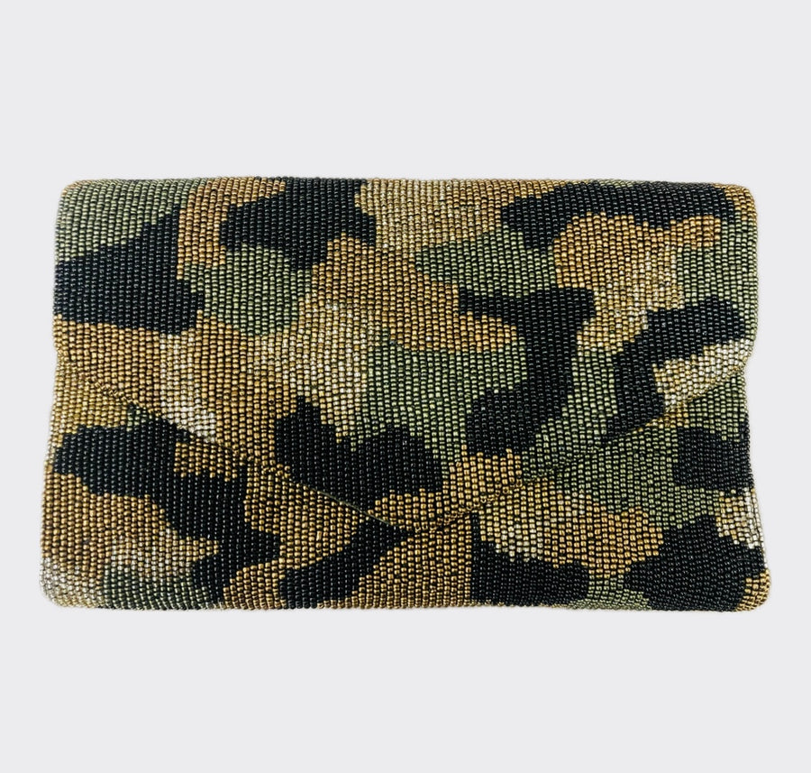 Sample: Camo Clutch