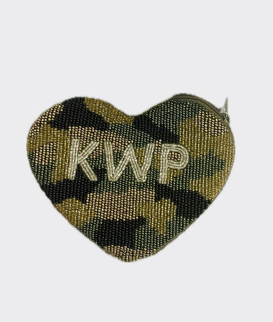 Sample Camo KWP heart purse