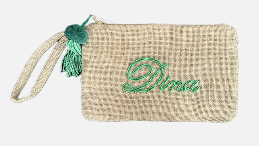 Sample: Dina Jute Clutch