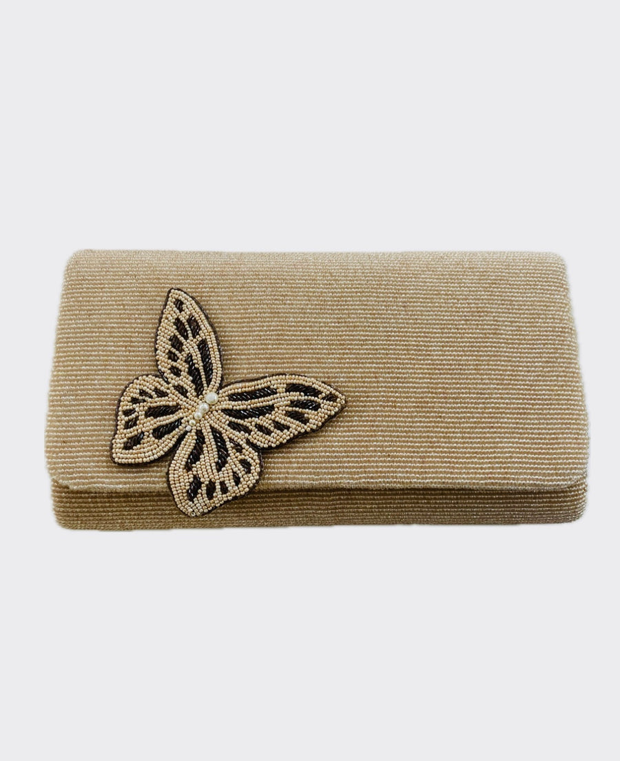 Sample: Coffee butterfly Clutch