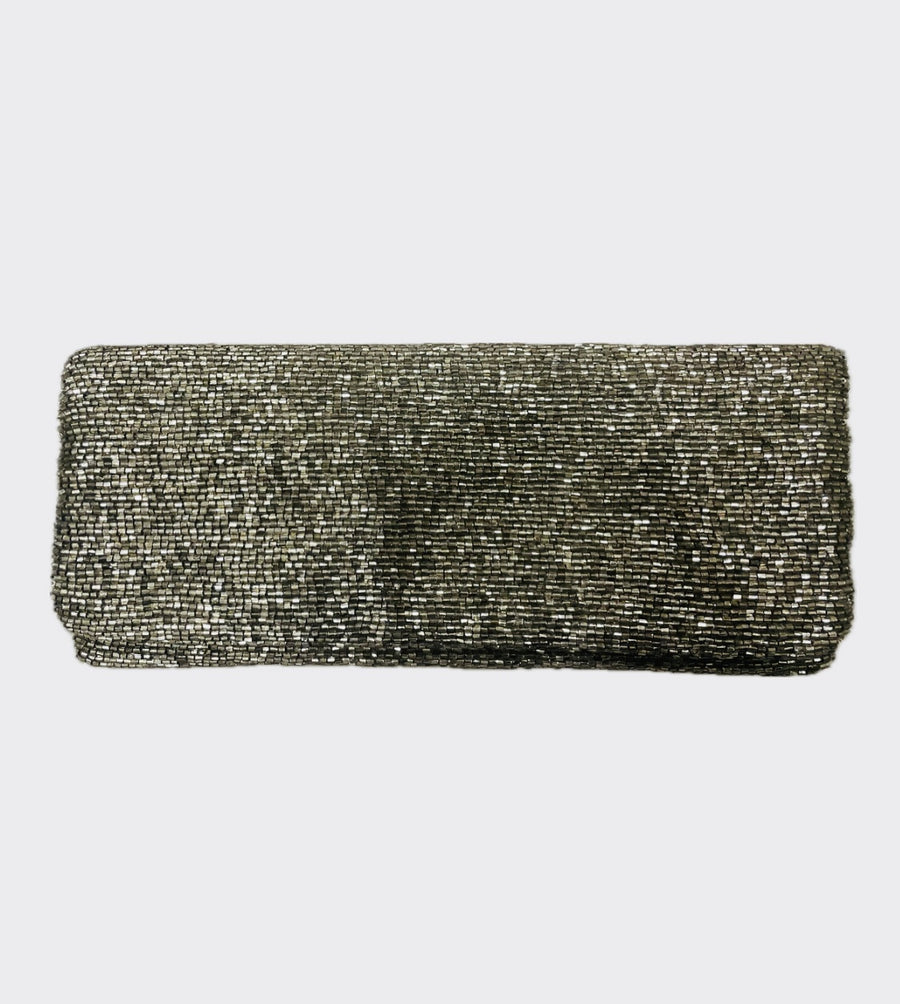 Sample: Pewter Clutch