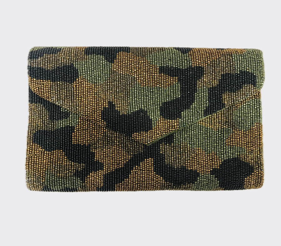 Sample: Camo Clutch