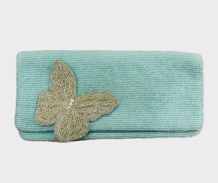 Sample: Lt blur and butterfly pattern Clutch