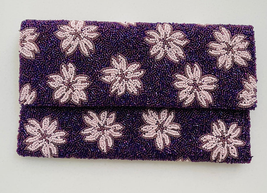 Sample: Purple PATTERN Clutch