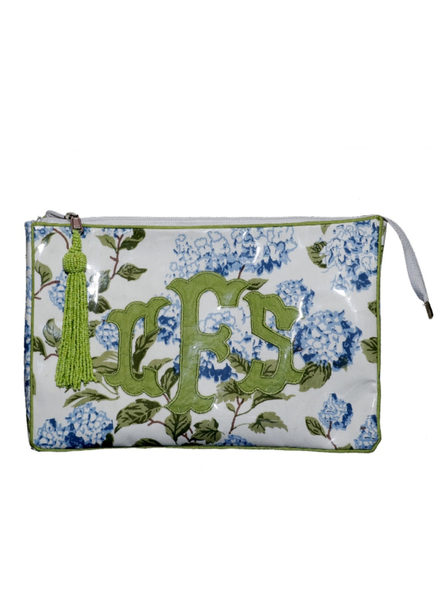 Hydrangeas Cosmetic Pouch