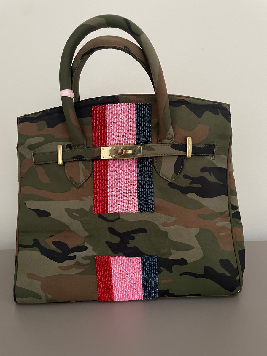 Sample Camo handle Tote