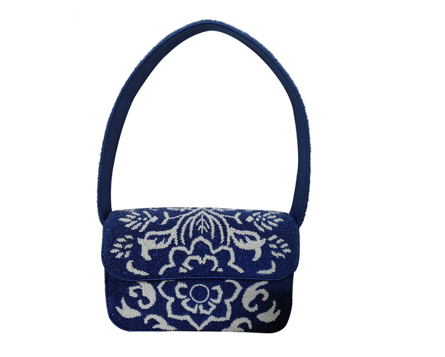 Sample dark ink shoulder bag